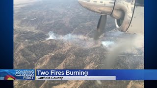 Two Wildfires Burning Near Colorado Border With Utah