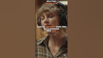 Guess the Taylor Swift music video by it