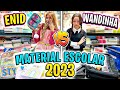 Wandinha addams vs enid  material escolar 2023  amanda nathanry