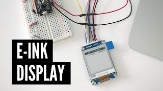 Displaying on E-Ink screen with various micro-controllers // Waveshare 1.54, Arduino UNO, M0, nRF52