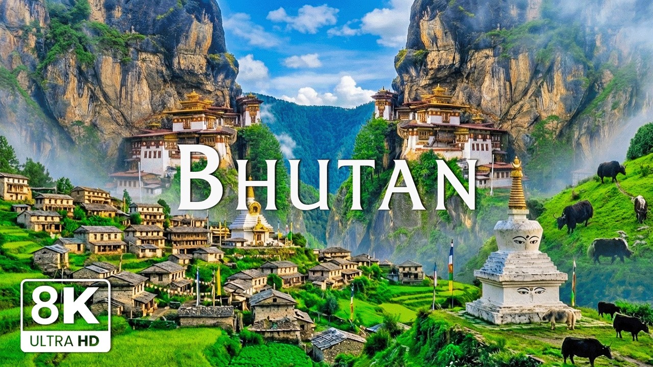 Bhutan 8K | The World’s Last Hidden Kingdom – Cliff Monasteries & Untouched Himalayan Realms