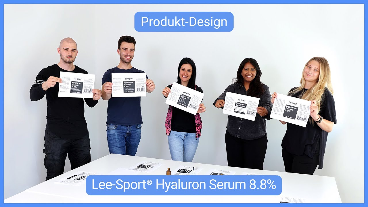 Lee-Sport® Hyaluron Serum 8.8% - Das erstes Skincare Produkt. 