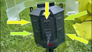 6 Outlet Outdoor Power Stake Review: Weatherproof & Safe Defiant Smart Outdoor Power Stake