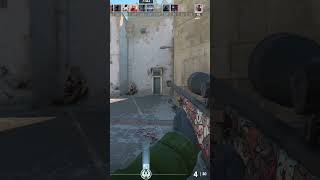 no-scope with VERY BIG SENS #shorts #csgo #cs2