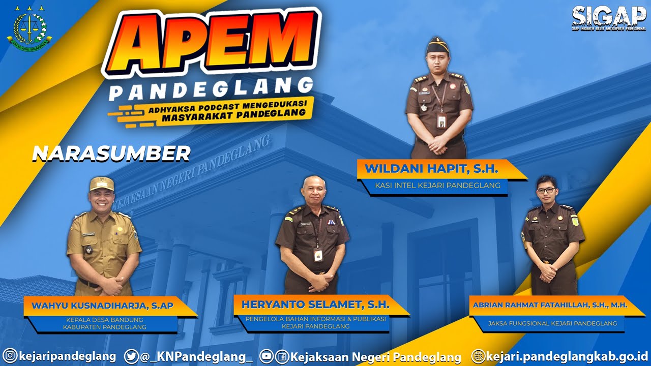 Max Apemb PODCAST APEM Pandeglang dengan Kepala Desa Bandung Kabupaten Pandeglang ...