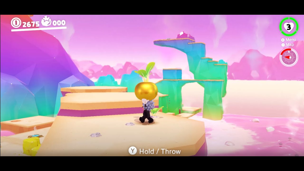 Super Mario Odyssey Luncheon Kingdom Turnip Challenge YouTube