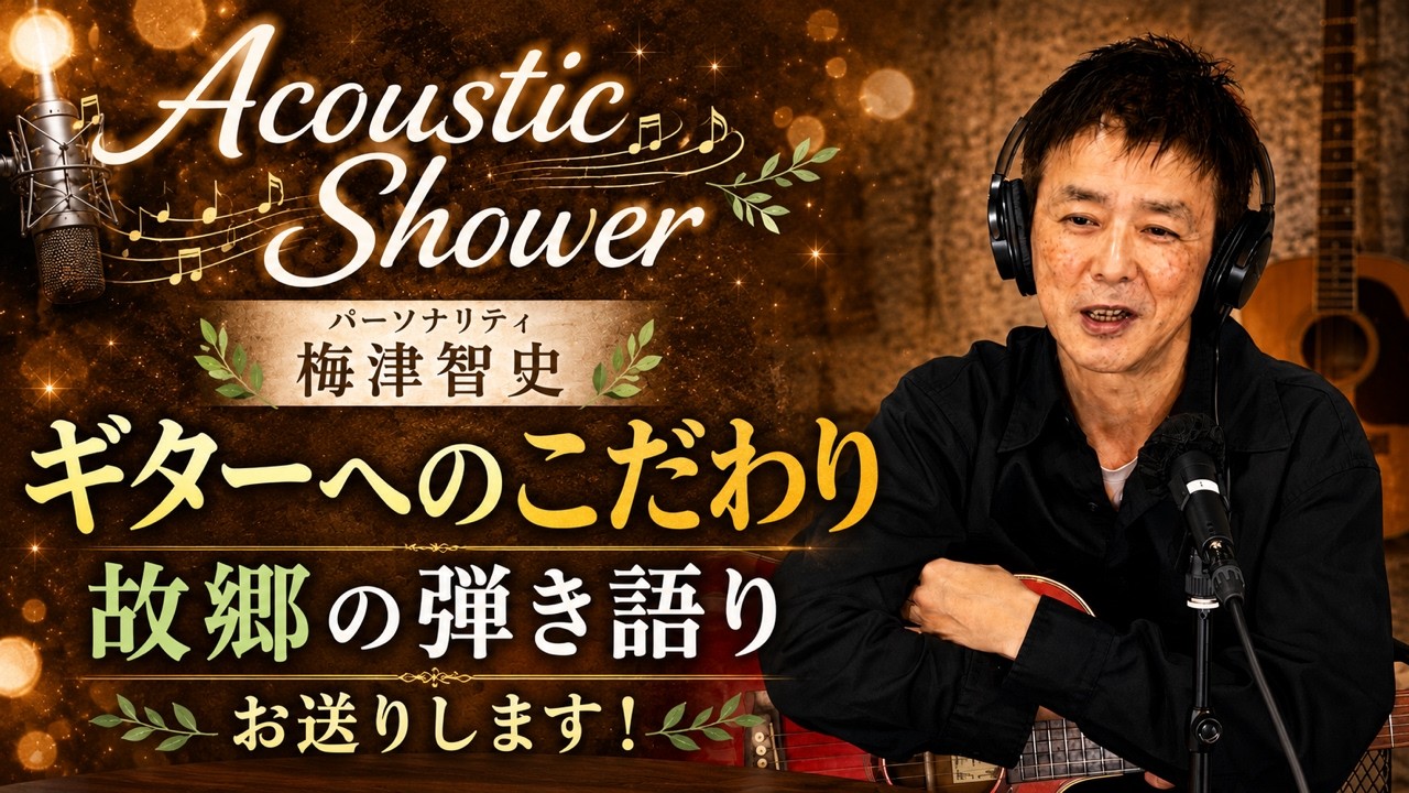 ツナグワラジオin流山「Acoustic Shower」7月分配信中