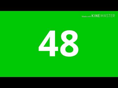 90 second countdown green screen