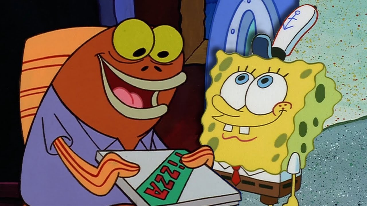 SpongeBob: “Where's my drink?” but he gets his drink