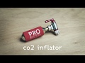 Co2 inflator pro bike tool co2 inflator with insulating sleeve in focus