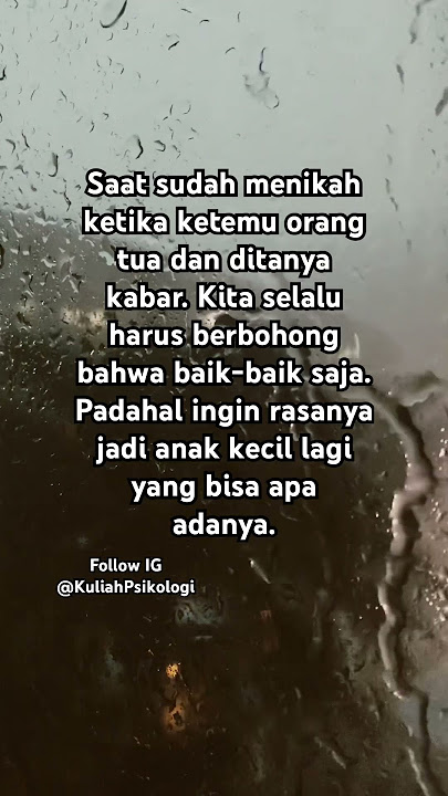 Banyak pernikahan lagi nggak baik baik aja tapi harus pura pura bahagia. Klik ⬇️⬇️