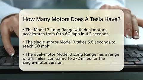 How Many Motors Does A Tesla Have? - Talking Tech Trends