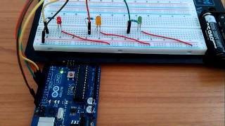 Arduino Lesson 2 - Traffic light