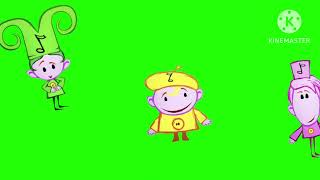 The Notekins Yay Green Screen