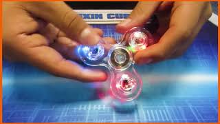 Fidget spinner - Luces LED Transparente