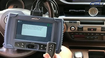 Step3:Lexus ES200 All Key Lost by Lonsdor K518Add Smart Key--Lonsdork518.com