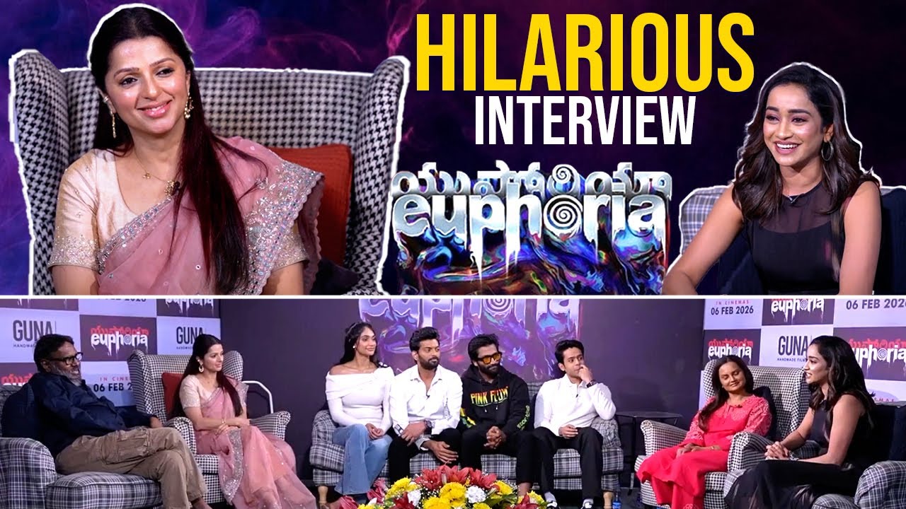 Euphoria Movie Team Interview Gunasekhar | Bhumika Chawala || Bullet Raj