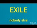 EXILE nobody elseを歌ってみた。