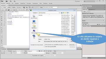 Crear nuevo documento xhtml. 1 Parte