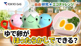 【自由研究】エコチャレンジ！「ゆで卵がほったらかしでできる？」