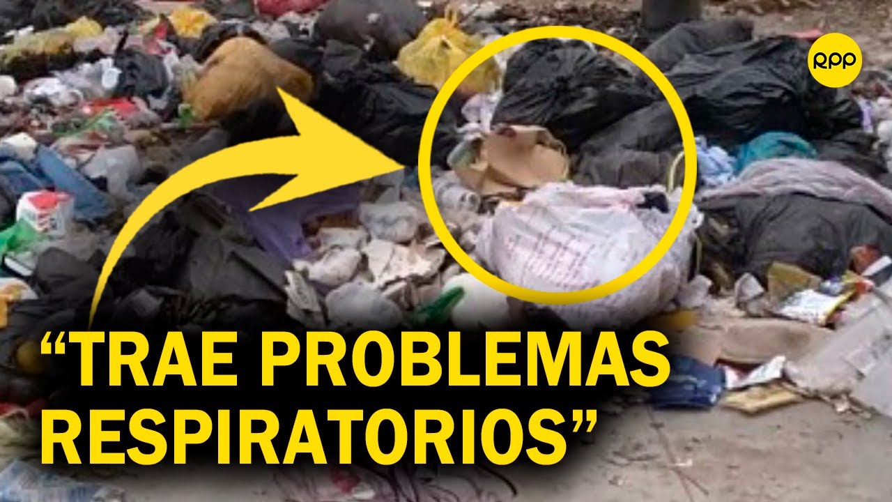 Impacto de la basura en la salud: "Trae problemas respiratorios y ...