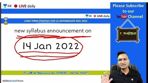 New Scheme Introducing Date...By Anshul Sir #icai #icai_students_group #icaistudents #unacademy #CA