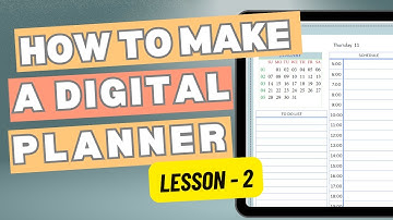how to make a Digital Planner using Canva & InDesign | Free Template | lesson 2