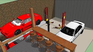 draft rendering of garage space oct 2018