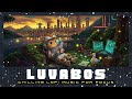LUVABOS 🌇 Neon Calm Before the Hustle | 2 Hour Lofi Chill Beats for Focus, Study & Flow 📊🐾
