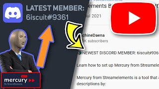  Add Newest Discord Member to YouTube Description!