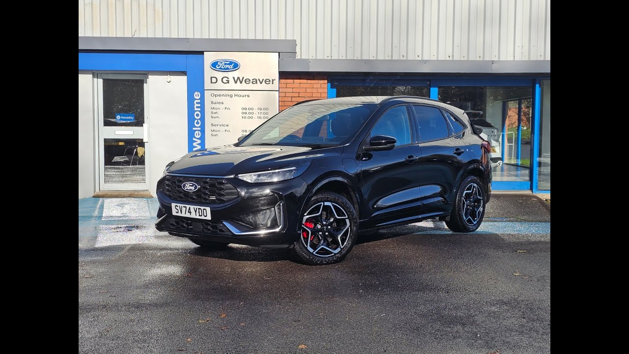 Видеообзор нашего Ford Kuga ST Line X в цвете Agate Black