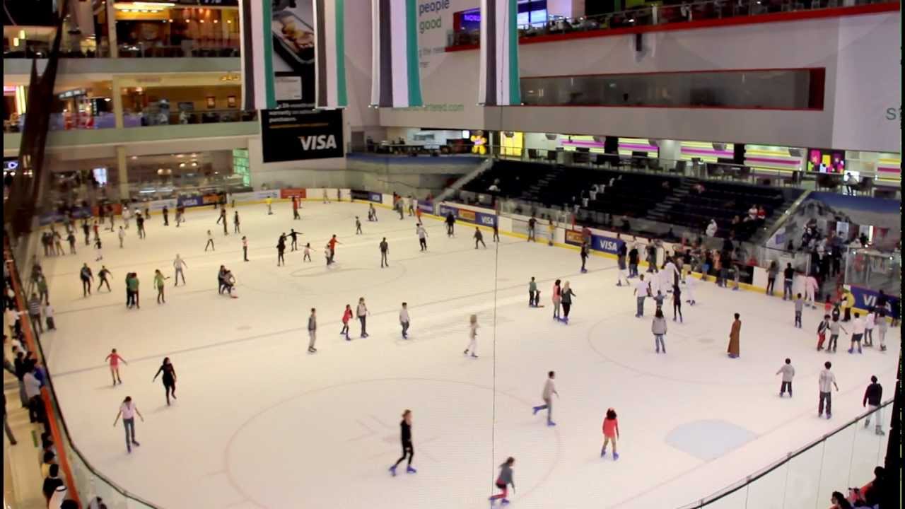 Dubai Mall Ice Rink 13122011 YouTube