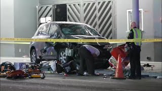 At least 30 injured after car plows into crowd outside music venue in Los Angeles, police say
