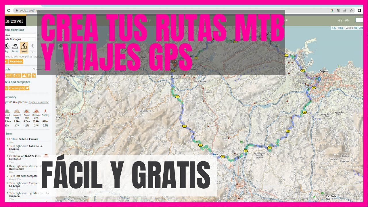 Cómo CREAR RUTAS GPS para BICICLETA GRATIS 🚴‍♀️ - YouTube