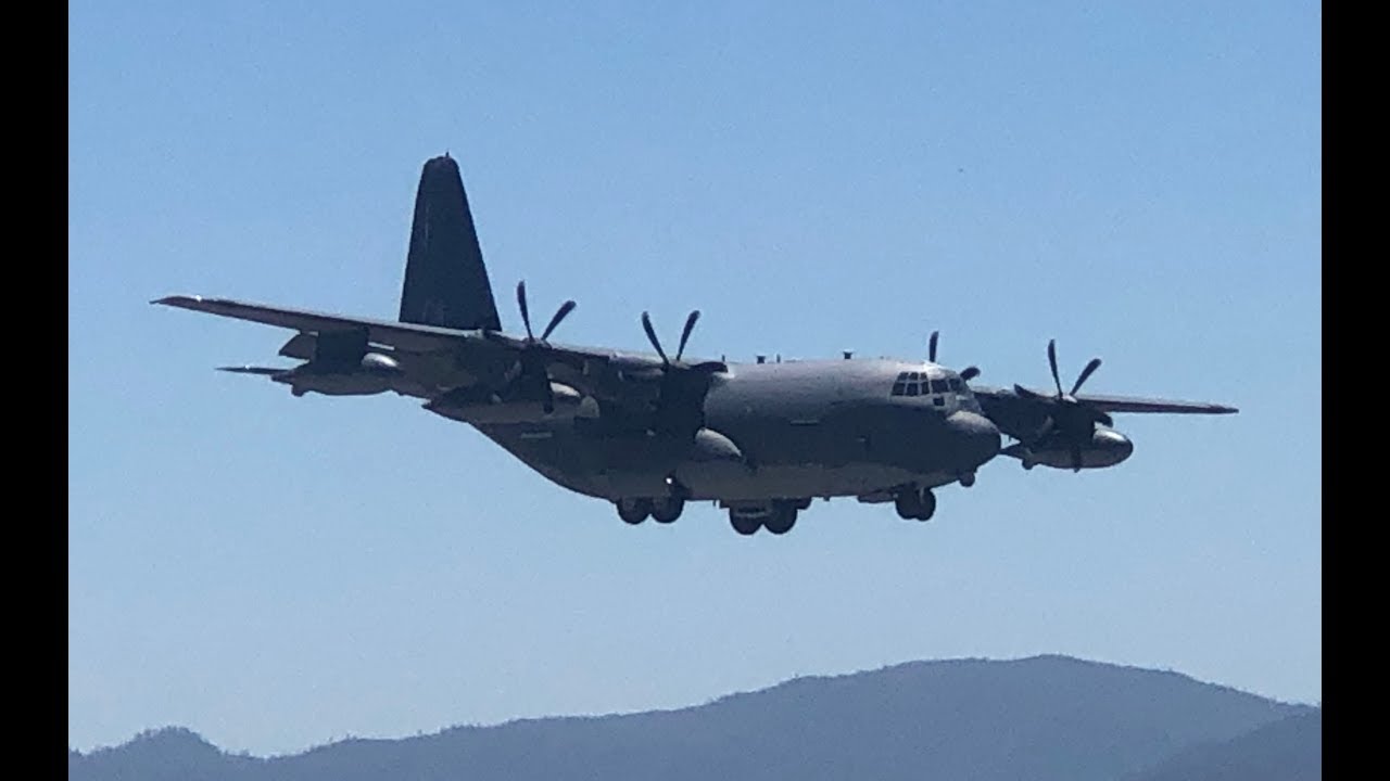 C130 Fly-By at Hollister, CA KCVH July 18th, 2019