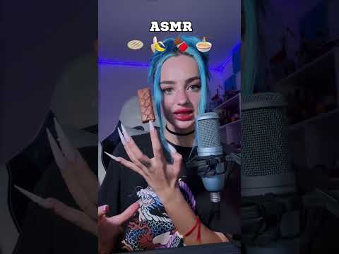 ASMR CHALLENGE 🫓🍌🍫🍜 #mukbang #asmr #shorts