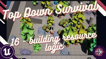 Unreal Engine Survival Top-Down - 16  building logic