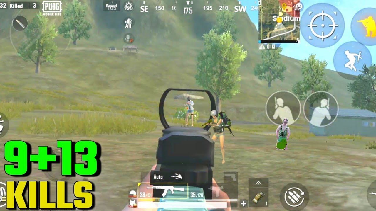 23 KILLS SOLO VS SQUAD FULL RUSH GAMEPLAY | PUBG MOBILE LITE - YouTube