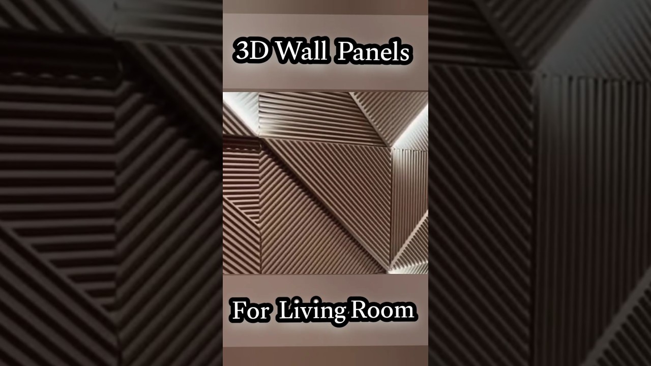 3D Wall Panels For Living Room 
