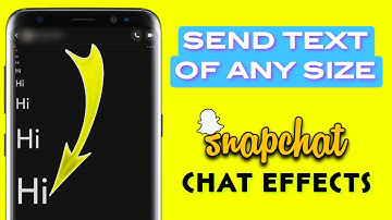 How To Change The Size Of Chat Messages On Snapchat 2024 | Snapchat Chat Effects | Cheemsdoge Tech