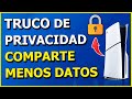 🔒 Truco de Privacidad en PS5 👀 Reduce los Datos que Comparte tu Consola