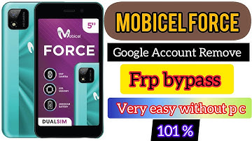 mobicel force frp bypass without pc | how to remove mobicel force google account