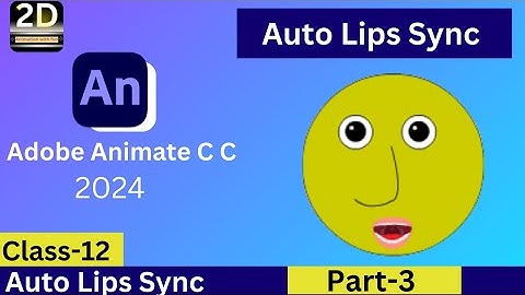 Adobe Animate cc 2024|Auto Lips Sync|2d animation |animte cc 2024course tutorial in hindi |flash2024