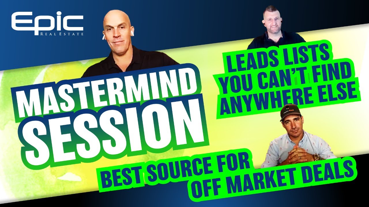 Real Estate Investing Mastermind (Epic - Live Action!) | Justin Wilmot & Robert Syfert