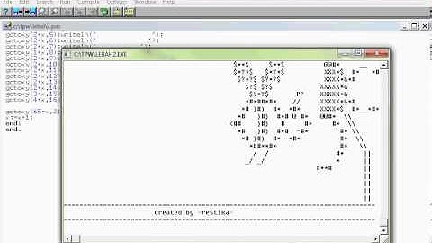animasi turbo pascal