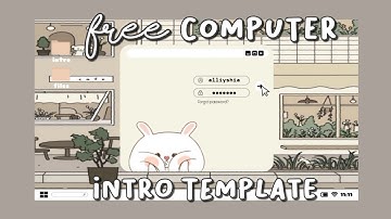 Free Aesthetic Computer Intro Template (no text)