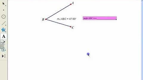 Create, Measure, and Label Angles in Geometer