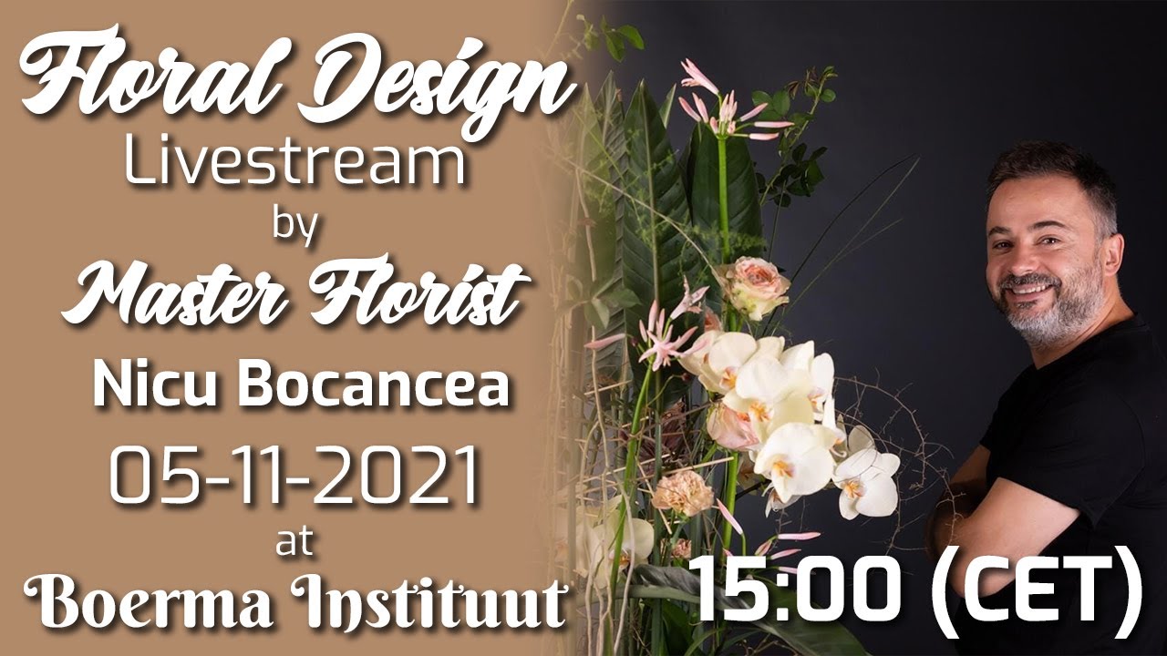 Floral Design Livestream #35 : Nicu Bocancea