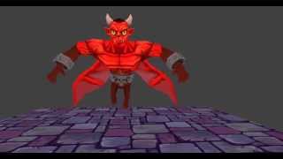 test flying demon 3D