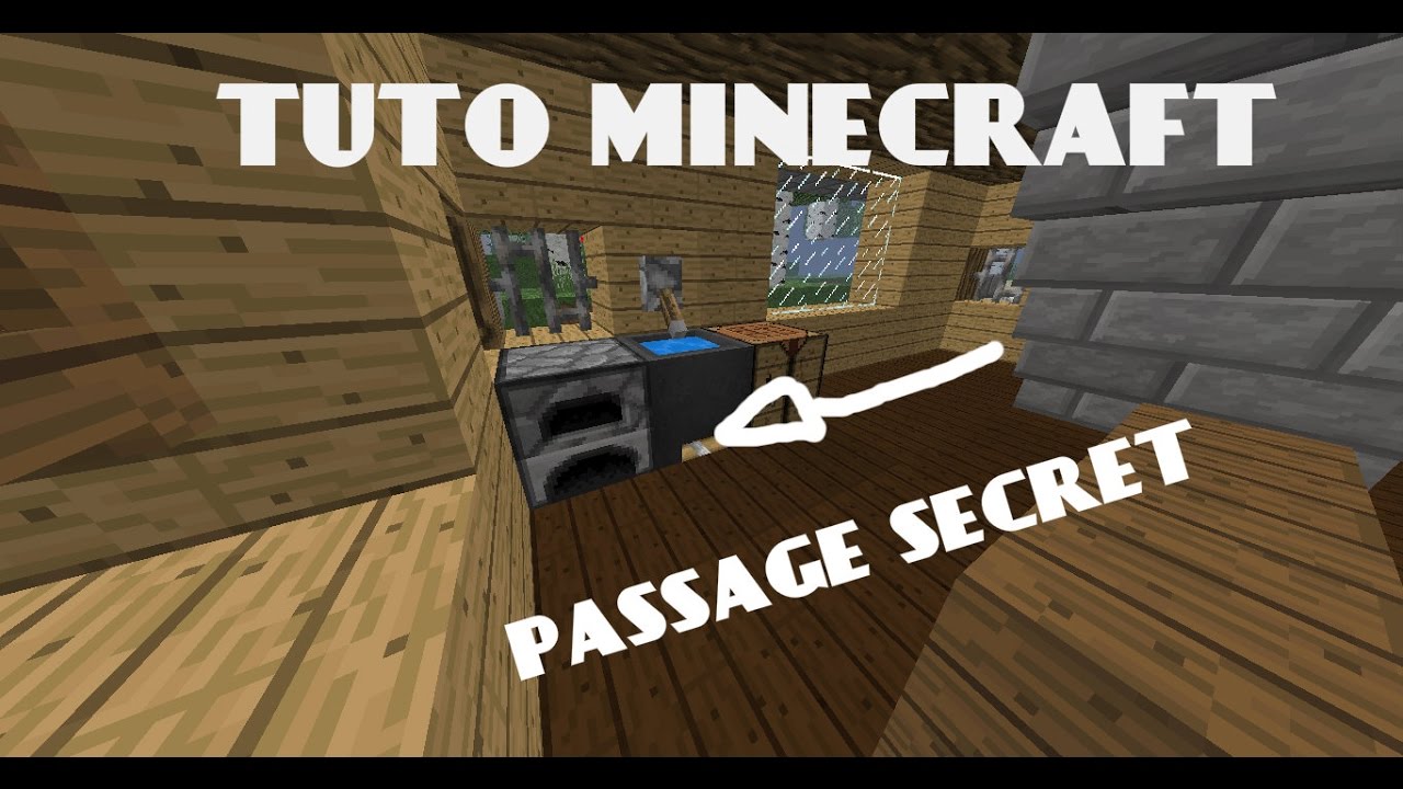 Comment Faire Un Passage Secret Dans Minecraft Avec Chaudron